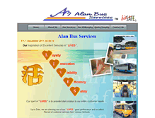 Tablet Screenshot of alanbus.com